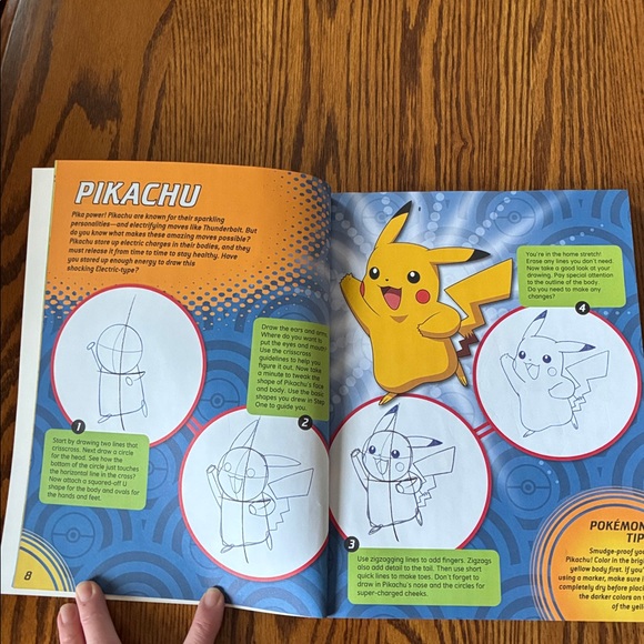 Scholastic Pokemon How to Draw Deluxe Edition - Yellow and Blue - Picture 5 of 5